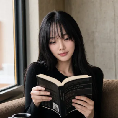 AI 프로필 예시 — 책 읽는 오후